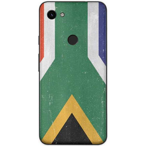 South Africa Flag Distressed Google Pixel 3a XL Skin